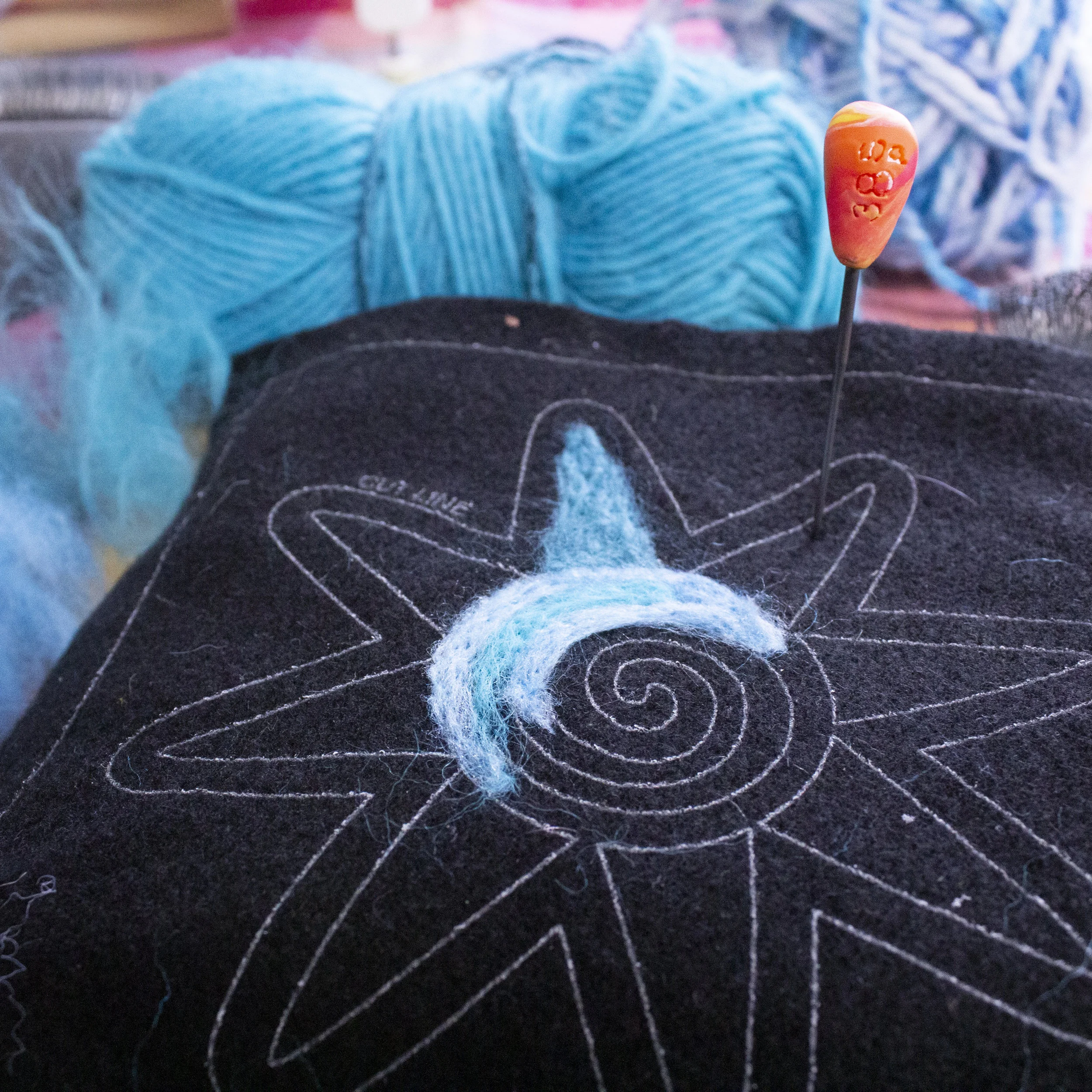 How to make felting wool from best sale yarn